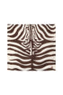 Zebra Embroidered Linen Napkins / Set of 4