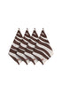 Zebra Embroidered Linen Napkins / Set of 4