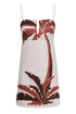 Antonia Linen Mini Dress / Terra Palm