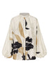 Don Simon Jacquard Silk Shirt/ Black Orchids
