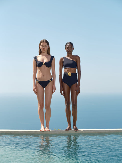 Sabina Top / Black - Ivory