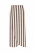 Amaime Crepe Viscose Skirt / B&b Exclusivo