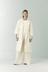 Fiol Canvas Embroidered Pants / Ecru