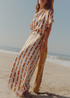 Carlota Satin Silk Maxi Skirt / Horse Reins