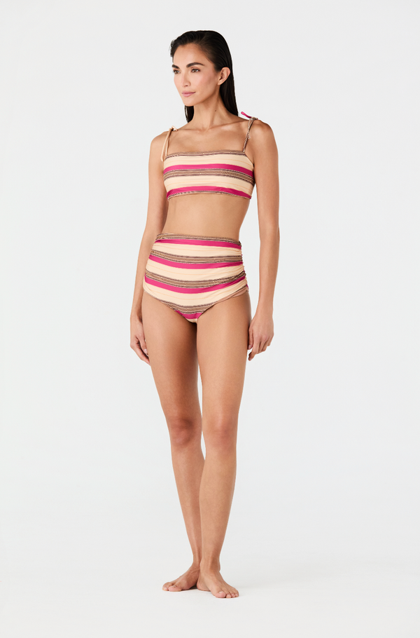 Victoria Bottom / Ethnic Pink Stripes