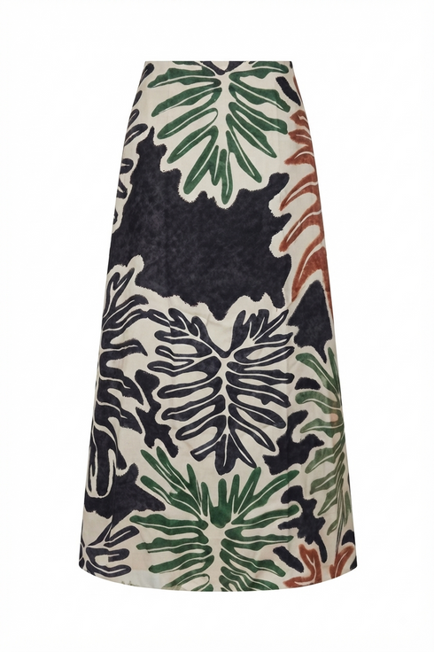 Carlota Satin Silk Maxi Skirt / Filoendros