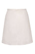Carmelita Linen Mini Skirt / Fuchsia Palm