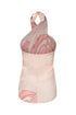 Cayetana Silk Crepe Blouse / Peach Palms