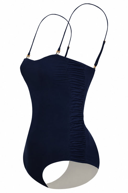Las Balsas One Piece / Navy - Ivory