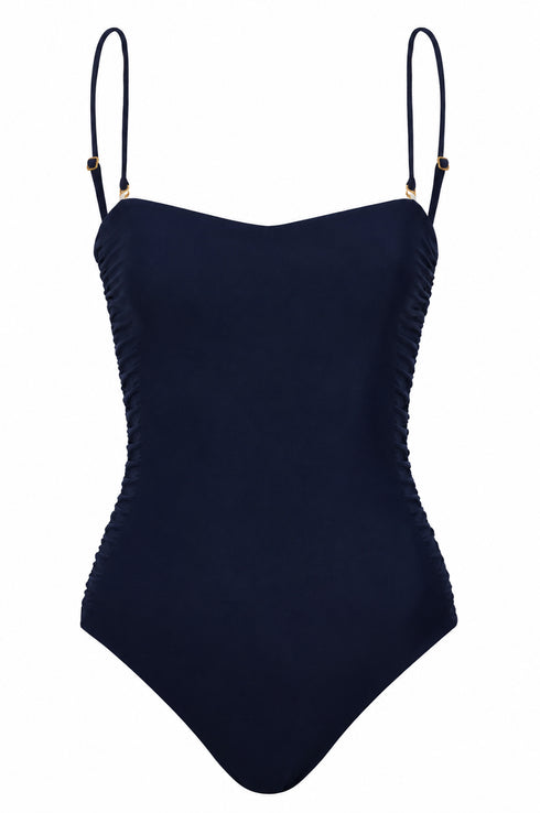 Las Balsas One Piece / Navy - Ivory