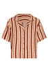 Tomaso Linen Shirt / Red Stripes