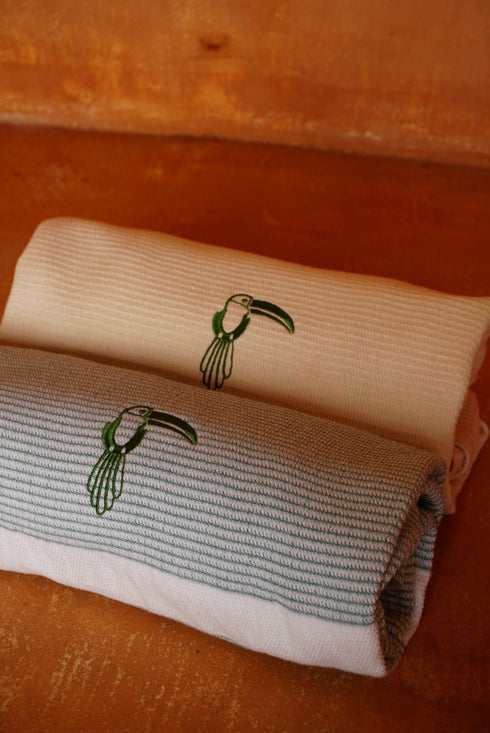 JDD Embroidered Beach Towel