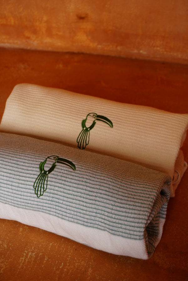 JDD Embroidered Beach Towel