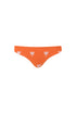 Guava Embroidered Bottom / Orange Lilac Polka Palms