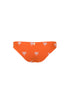 Guava Embroidered Bottom / Orange Lilac Polka Palms