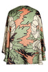 Costa Nova Satin Silk Cape / Sage Gladiolos