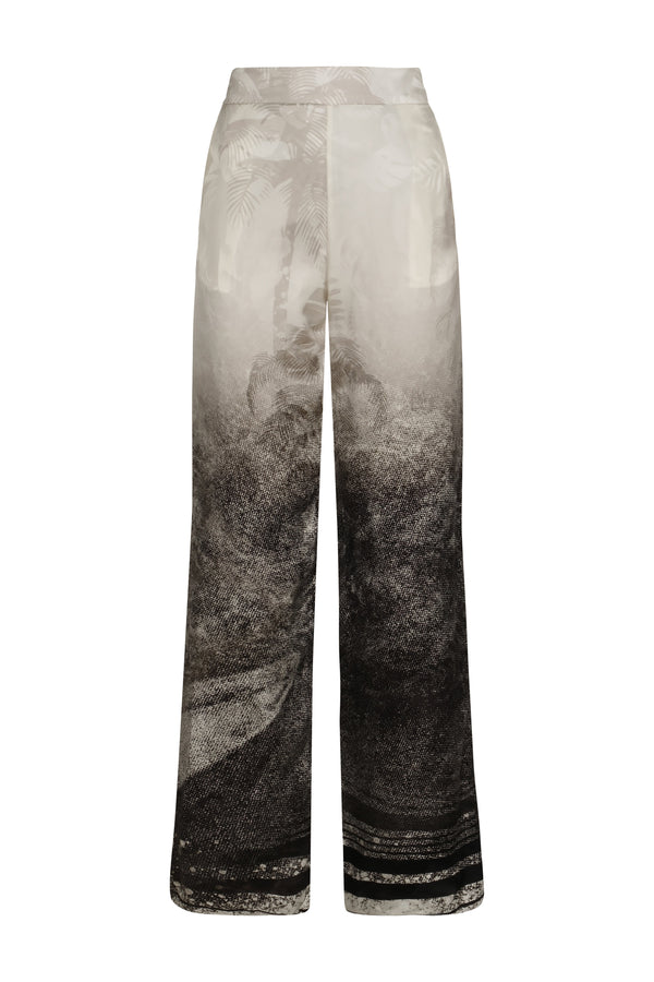 Santo Tomas Silk Jacquard Pants / Paisajes Selva