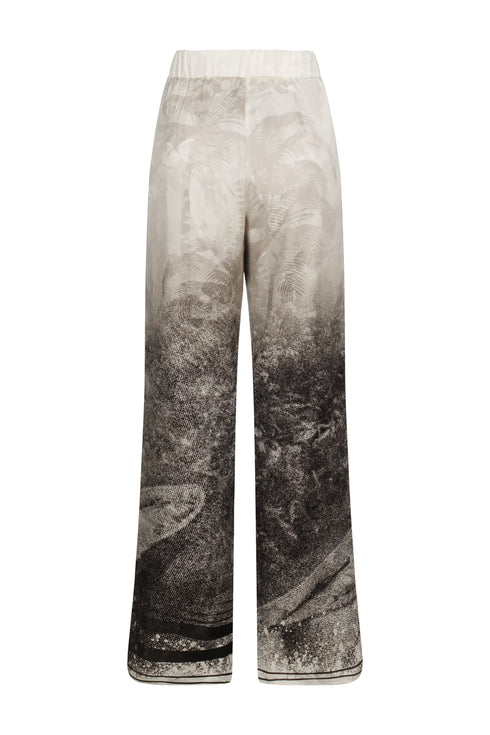 Santo Tomas Silk Jacquard Pants / Paisajes Selva
