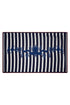 De La Falaise Cotton Silk Sarong / Navy Solana Shield