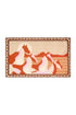 De La Falaise Cotton Silk Sarong / Orange Horses