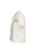 El Jared Linen Embroidered Shirt / Ivory Blue Horseshoes