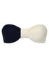 Emma Top / Navy - Ivory