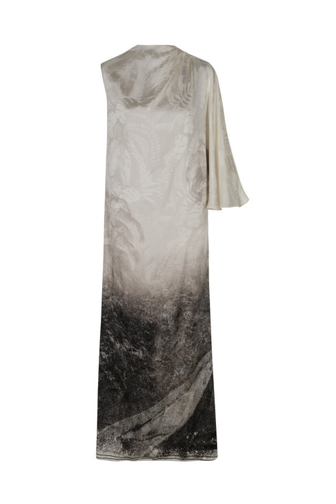 Gonzalez Silk Jacquard Maxi Dress / Paisajes Selva