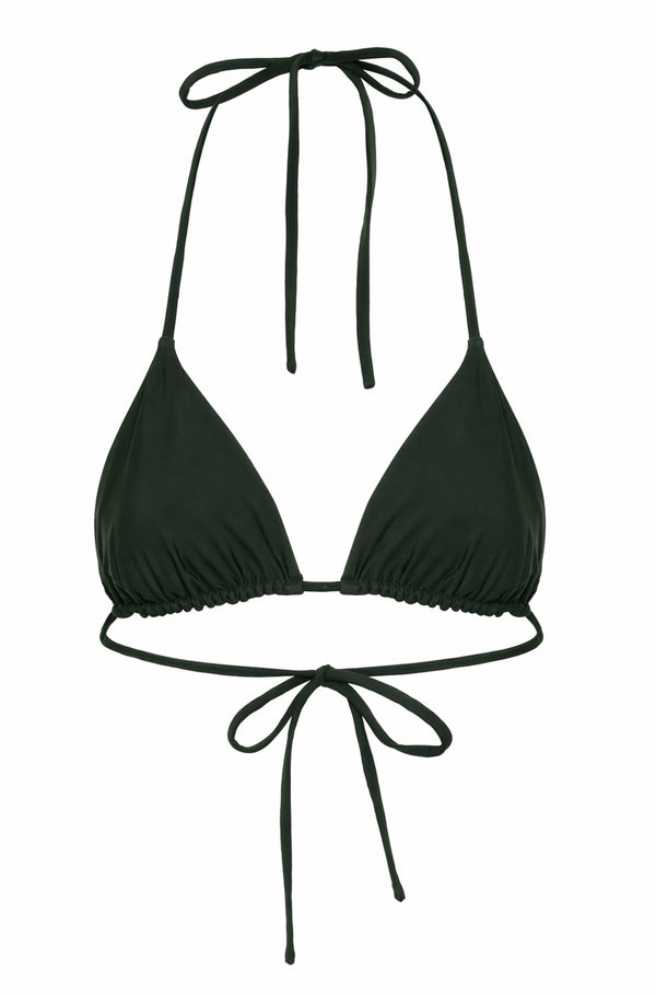 Gorgona Top / Dark Green & Brown
