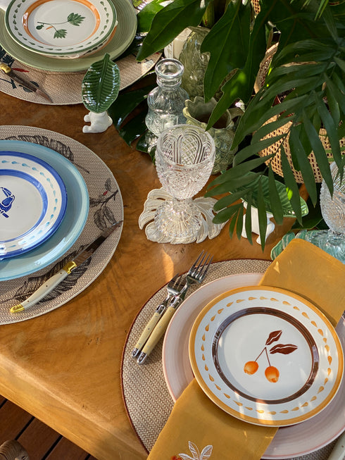 JDD Cocoa Dinner Plate / Coral