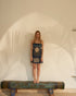 Victoria Cotton Mini Dress / Blue Garden