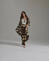 San Cipriano Martellato Silk Tunic / Brown Ikat