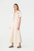 El Jared Linen Embroidered Shirt / Ivory Blue Horseshoes