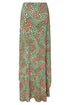 La Bamba Jersey Pants / Green Peach Animal Print