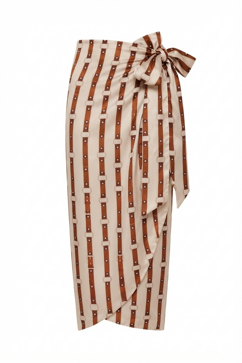Mapara Satin Silk Skirt / Horses Reins Exclusive