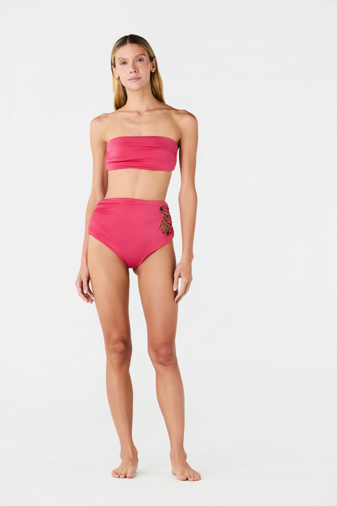 Maria Top / Shiny Fuchsia - Wine