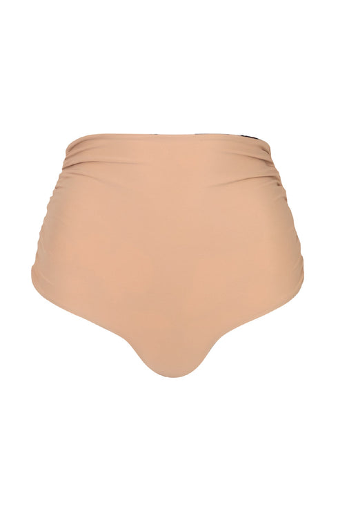 Victoria Vintage Bottom / Black Maxi Flowers - Nude