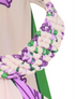 Torre Del Cielo Embroidered One Piece / Beige Violet Flowers