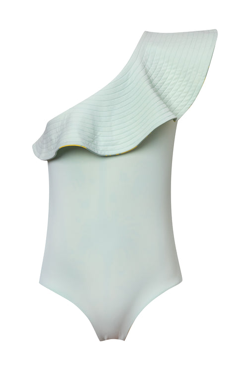 Mini Tucan / Lime Palms - Mint