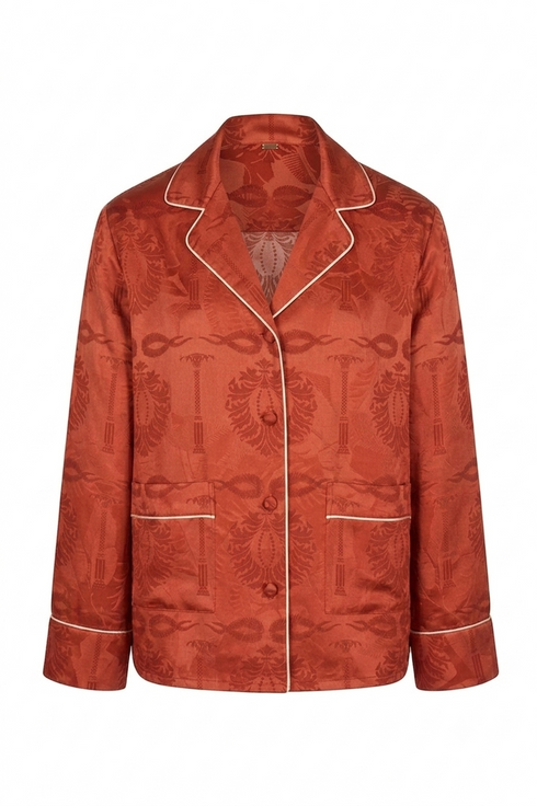 Noches de Luna Silk Blouse / Red Exclusivo