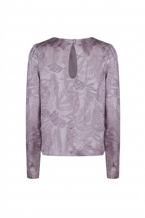 Sevilla Jacquard Blouse / Lila Exclusive