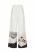 San Benito Linen Pants / Black Tropical Landscape Exclusive