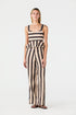 San Benito Linen Pants / Navy Stripes