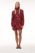 El Real Jacquard Mini Dress / Cherry Rainforest