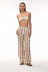 San Miguel Embroidered Top / Yellow Flowers - Ivory