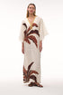 Andina Hand Embroidered Linen Tunic / Terra Palm