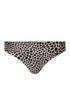 Sunset Waves Bottom / Ivory & Black Animal Print