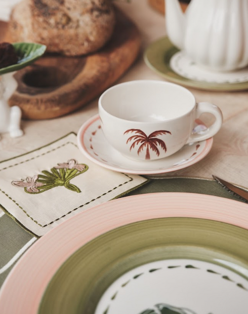 JDD Palm Coffee Set / Soft Pink