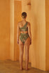 Currulao Top / Olive Chontaduro - Orange