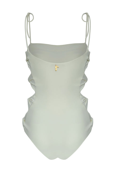 Tejada Pleated One Piece / Ivory