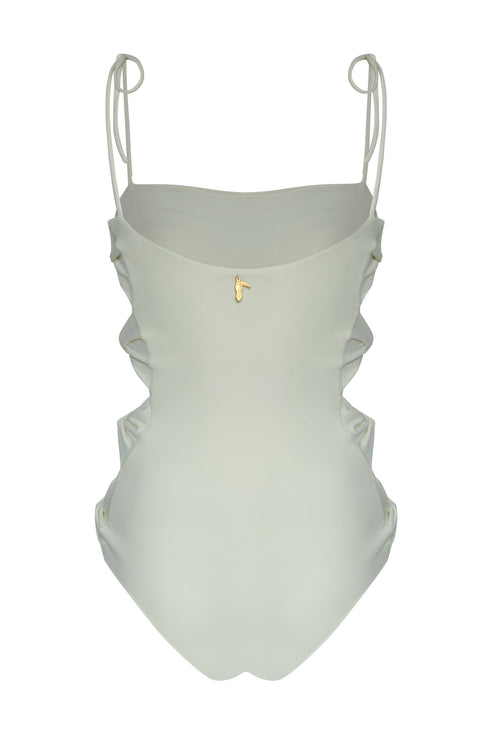 Tejada Pleated One Piece / Ivory